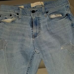 hollister Epic Flex Slim Straight jeans for men distressed, 30x32